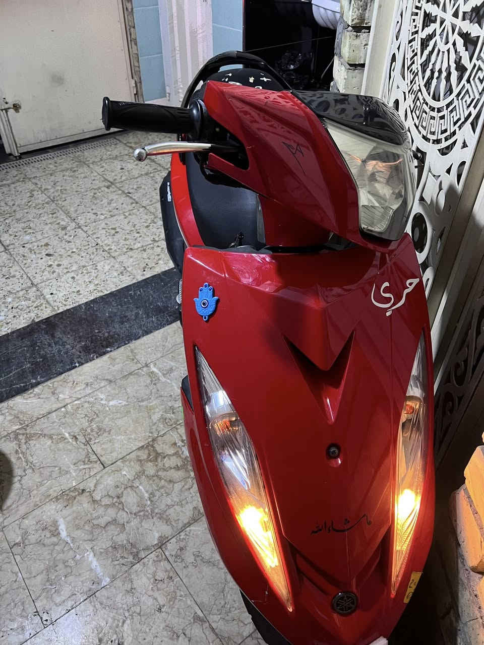 سلام عليكم دراجه للبيع جيتي آر مواصفات كامله كفاله عامله مديل 2010 سعر 1100اوبيهه مجال حك الجيه التصال

***********
