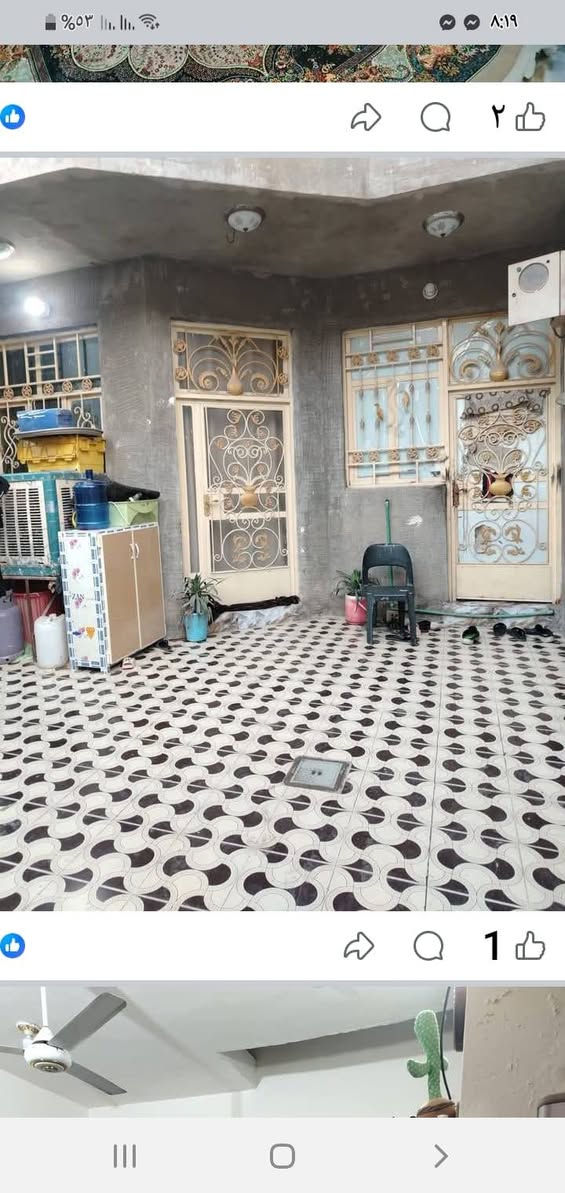 بيت للبيع مساحه 100متر طابقين العنوان التحرير بستان الخشالي للاستفسار الاتصال ***********
