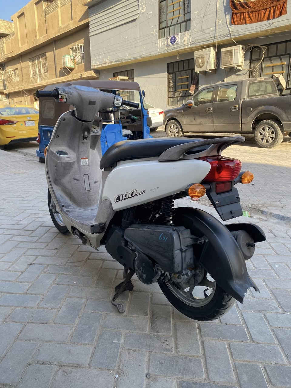 السلام عليكم دراجة فلة للبيع دراجة رمبة مكفولة كشي شغال السعر 950بيهة مجال حك الجية بغداد مدينة الصدر ***********
