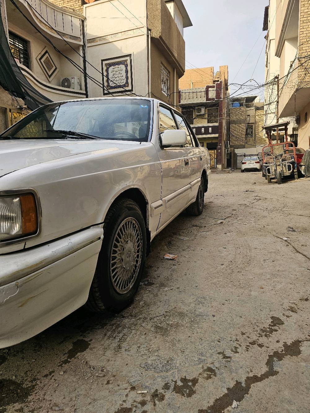 السلام عليكم كيا بونتيشا موديل 1994 رقم بغداد بأسمي تحويل ثاني يوم كهربائيات كلها شغالة تبريد ثلج لايت شاد زنون ليل يسوي نهار اصلي شاشة مع سستم دمام سماعات امامي خلفي صدر امامي خلفي فلنجات جدد امامي خلفي كلة جديد سيارة مال جناي متعوب عليها سعر 35 مجال بسيط عنوان بغداد رقم هاتف ***********