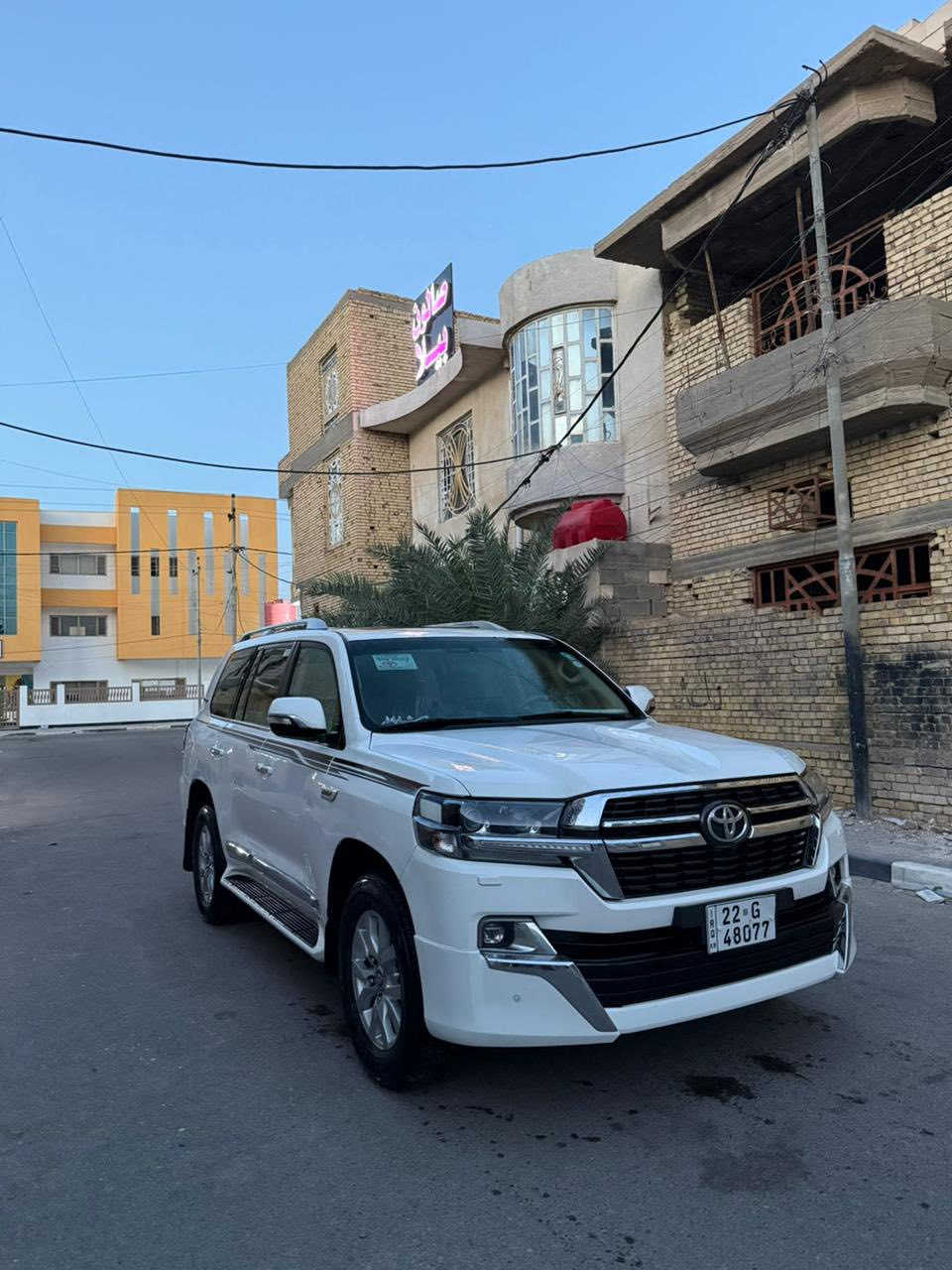 سلام عليكم
لاندكروز 2018 گاز (ديزل) gxr فئة الگراند تورك كفالة من الضربة والصبغ والتبديل ماشية 140 الف فول مواصفات رقم اربيل انكليزي 
رقم هاتف ***********
مكاني بصره ياسين خريبط
