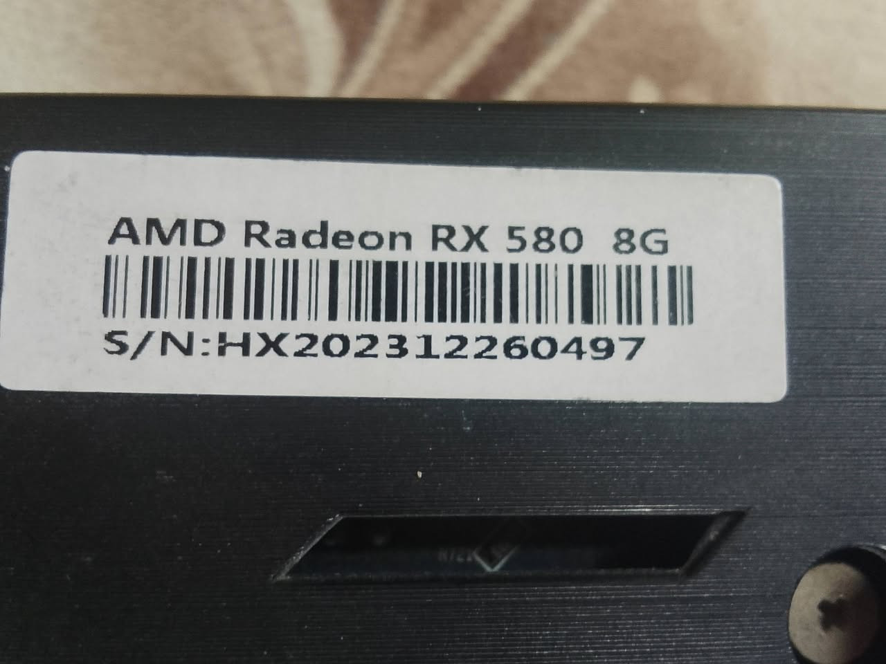 rx580
1fan
شغال فول بلالعاب
90اول تم 
متوفر توصيل ب6


**إذا كنت صاحب هذا الإعلان وتريد حذفه لأي سبب، رجاءا أرسل رسالة إلى الدعم الفني**