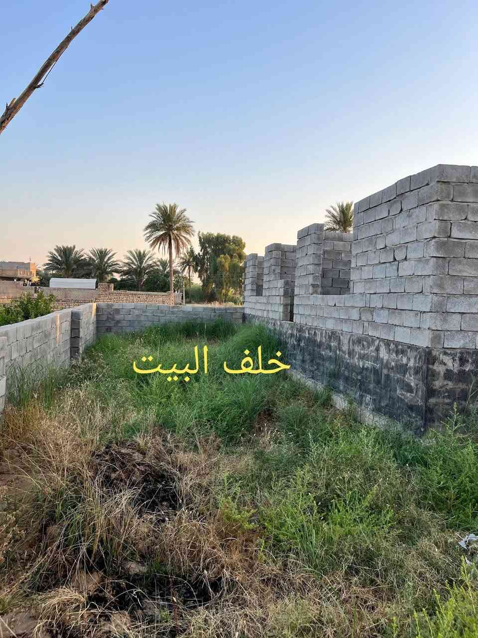 سلام عليكم هيكل البيع مساحة 400متر موقع ابو خربيش 🚩 مقابيل شارع العام متوفر ☑️الماي والكهرباء وتبليط 🚩وستفسار عل هاذه رقم الهاتف  ***********
