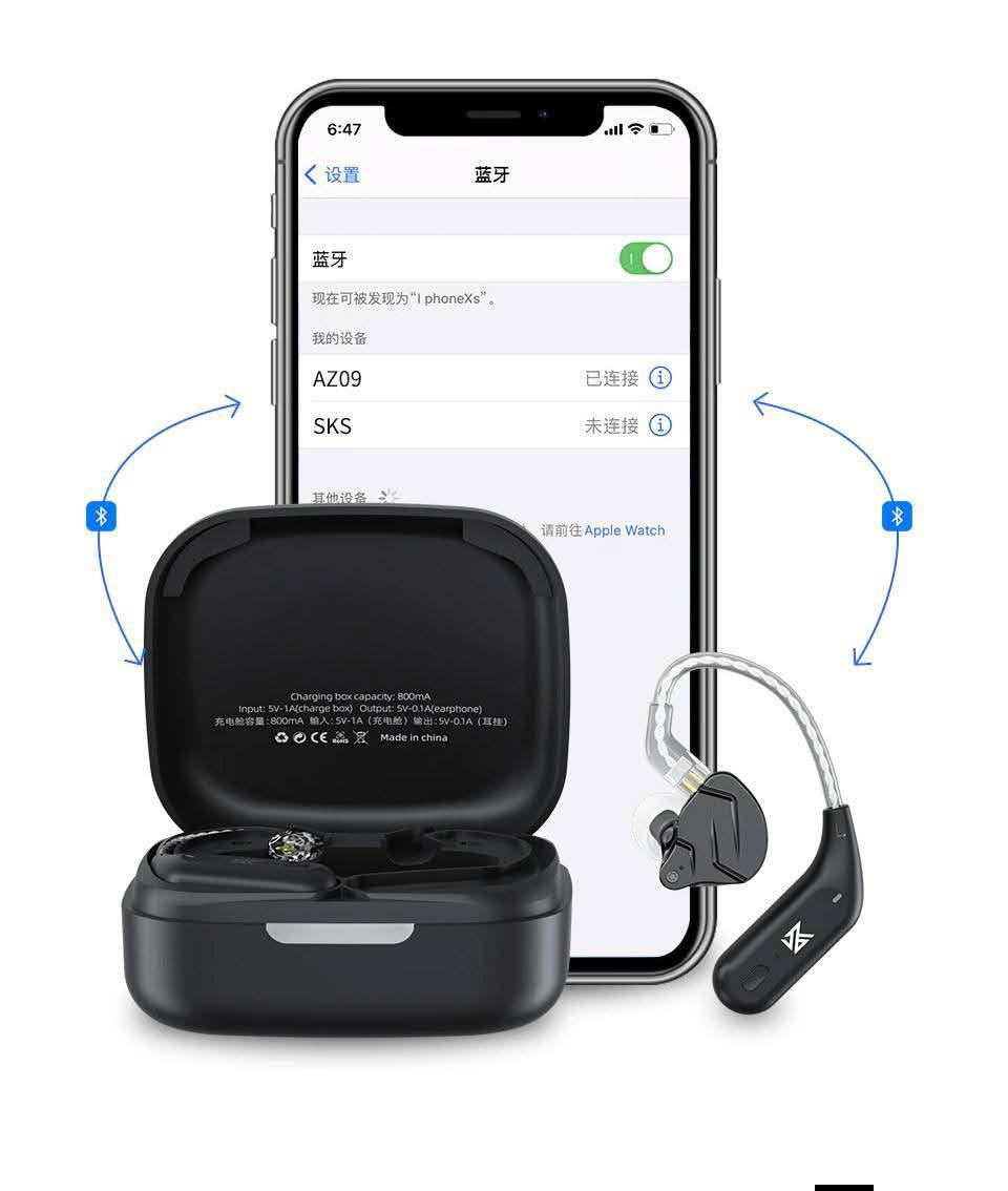 🎧🔥 KZ-AZ09 – قوة الصوت تبدأ من هنا!
✨ TWS HD Bluetooth 
✨ تصميم Ear-Hook ثابت ومريح
✨ عمر بطارية طويل مع شحن ذكي
✨ نقاء صوت احترافي لعشّاق الـ Hi-Fi

🔊 صوت واضح وقوي مهما كان نوع الموسيقى
🎮 زمن استجابة منخفض يناسب الألعاب
💪 ثبات عالي حتى أثناء المشي والرياضة
🔋 علبة شحن بسعة كبيرة تدوم معك يوم كامل

⚡ اختبر جيل جديد من سماعات KZ… أداء أعلى وصوت أنقى!
 
السعر تواصل خاص او على الواتساب***********
