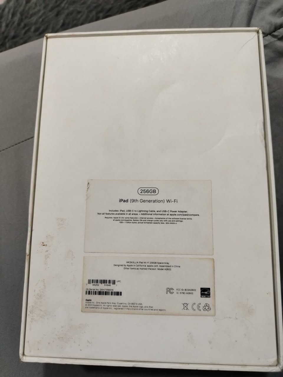 سلام عليكم ايباد 9 نضافة مثل ٩٠ الجهاز خير من اللة ذاكره 256 الجهاز بي فطر بالكلاسة ومثل ماموضحة بالصوره والبصمة متوقفة سعرة 250
***********
