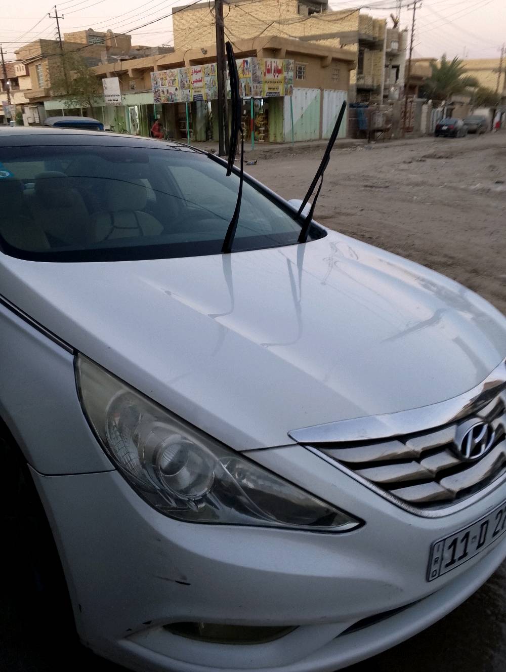 سوناتا خليجي موديل 2011 رقم بغداد باسمي بيها أربع قطع 3 تبديل وحده صبغ والتكمة واكعه عليها القمرية صايره كرمه بيها خفيفه العنوان بغداد أبو غريب 