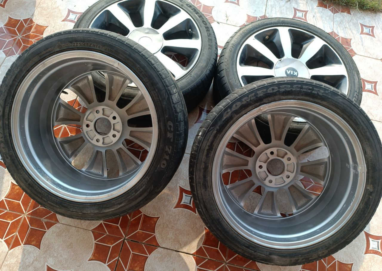 السلام عليكم 
للبيع تخم ويل كب كوري حجم 18 مع 3 تاير حجم 225/45/18
الويل اكو منهن بيهن لحيم  
مكاني بابل
***********
