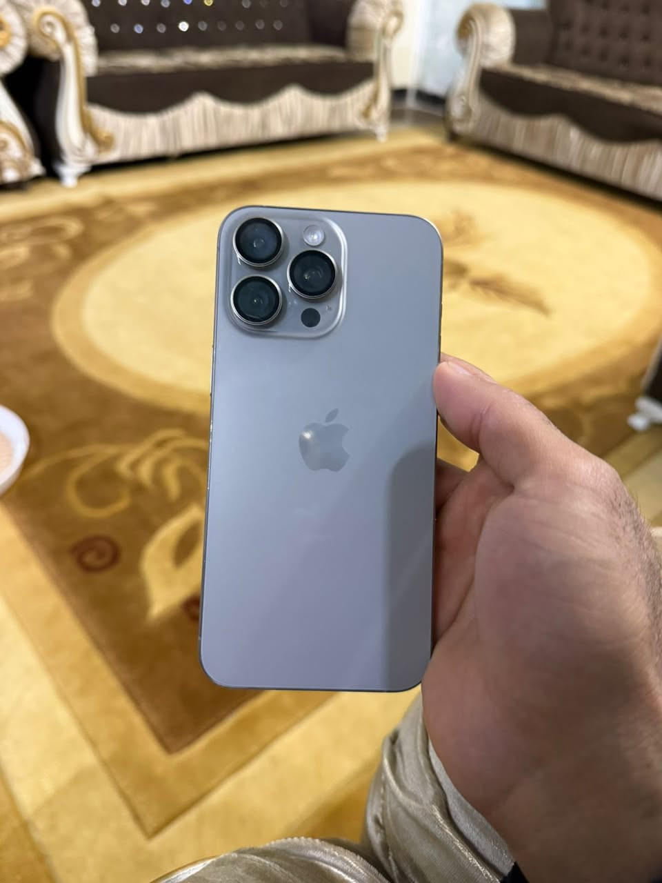 السلام عليكم ايفون 15برو ماكس 

ذ256

87🔋

مبدل شاشه نوعيه كلش ممتازه ✅

باخر تحديث توقف واي فاي 🛜 بلوتوث  

السعر 690 وبي مجال بسيط استفسار ***********
