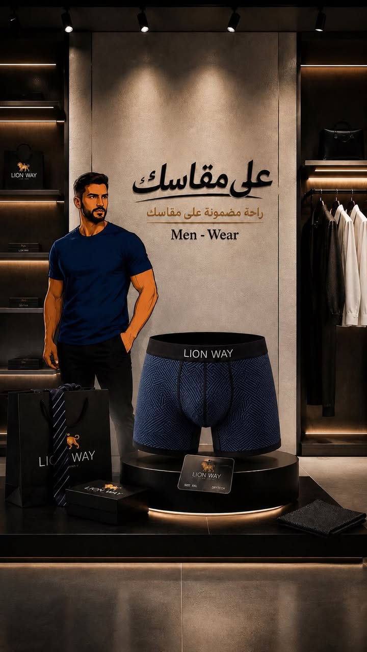🥰🩳 على مقاسك مكانك الحقيقى 🩳🥰
💙 Collection Now 💙 
🥰🩳💙 ( Boxer - Short ) 🥰🩳💙
🥰🩳💙 ( Lion Way  ) ( Boxer ) 🩳💙 
💐 السعر مقابل الجودة بجد ☺️🩳
💐 السعر مفجأه☺️🩳 
💐 كل مقاسات متاحة 🩳☺️
💐 متاح كميات ☺️🩳
💐 استيك قوى ١٠٠٪؜ ثبات ونعومة 🩳☺️
💐 اطلب الأن 🩳☺️
💐 متاح معاك ٢٤ ساعة 🩳☺️
 #٢٤ساعة
#مصر


**إذا كنت صاحب هذا الإعلان وتريد حذفه لأي سبب، رجاءا أرسل رسالة إلى الدعم الفني**