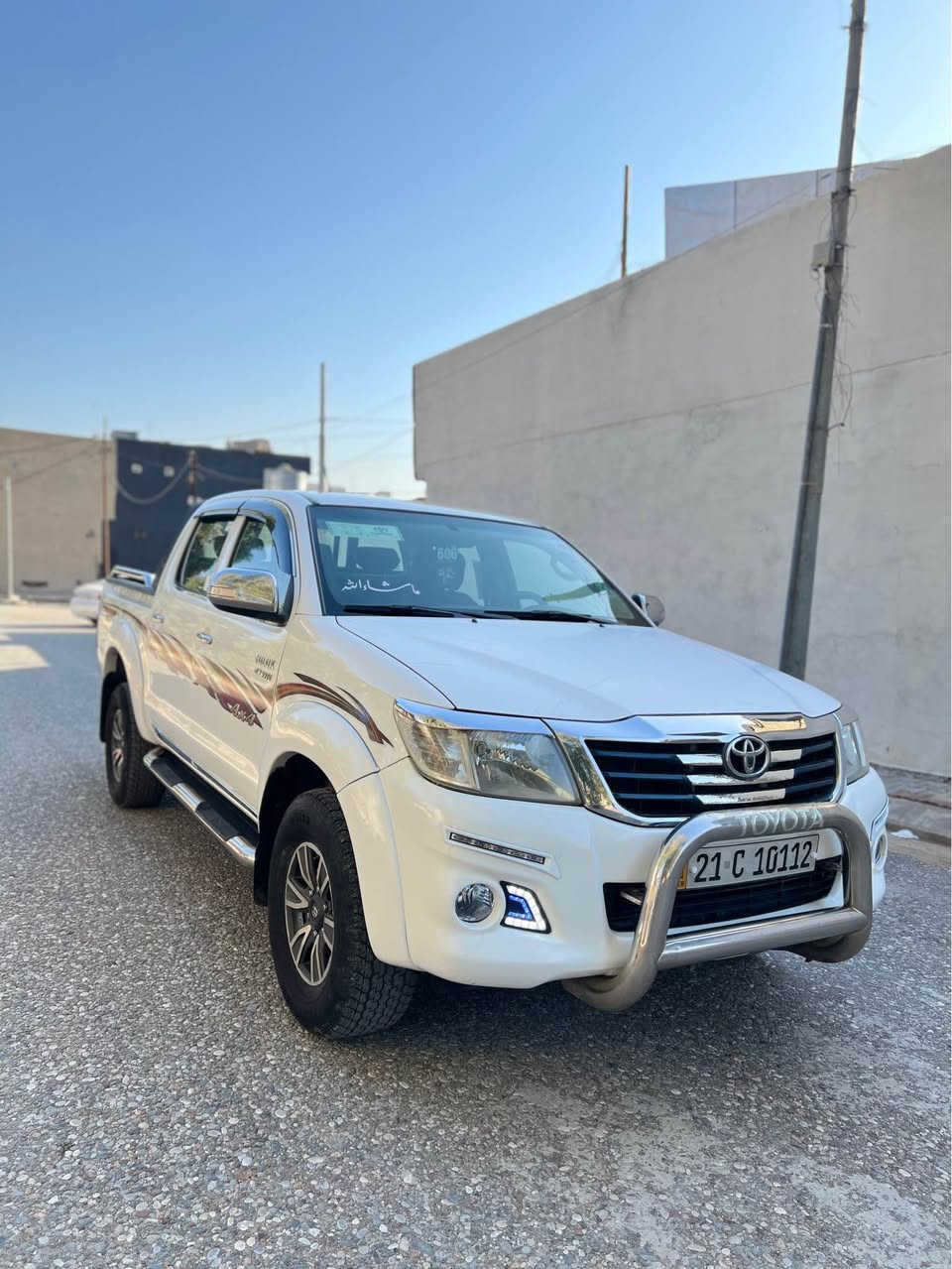 سلام عليكم سيارة تويوتا هايلوكس موديل (2014) گيرومحرك شرط گيرومحرك مامفتوح جامات ومرايه كهربائي سويج كونترول ABS شاش أيپات تبريد حاروبارد شغال دبل اكسل شغال شرط اكسل جديد تاخم صدر جديدتايرات جديد كهربائيات كول شغال مابيه نقص كة ملا فورميگ سيارة مابيه صبوخ كلين مابيه ضرب ولا شخط سنوي جديد راقم جديد شرط تحويل وواكال سعرة 💵(217)بيه مجال راقم ☎️📞*********** كركوك, العراق
