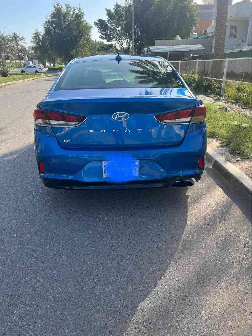 سوناته موديل ٢٠١٨ وارد امريكي حادثهه خلفي وبيهه جاملغ امامي ضربه بسيطه ***********
