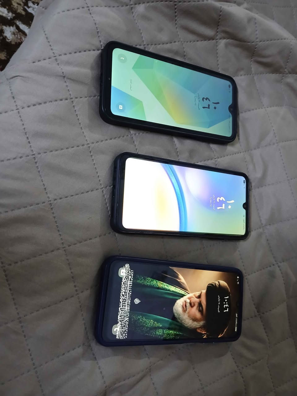 مبايلات كلكسي العدد 3 (الاول )A16 ذاكره 256 
(الثاني ) A05s ذاكره 128 (الثالث A03كور 
للبيع الاسعار من الاخير بدون عمله شراي يتصل A16 ب90) A05s ب85 ) A03 ب60 ) رقمي *********** عمارة, ميسان
