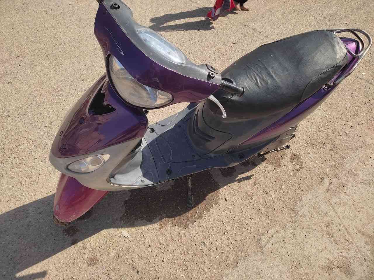 دراجة كاطعة نار ابيع كوم حديد محرك 55 مكفول اذا بي شي ناصرية مدينة رقمي ‏‪***********‬‏
