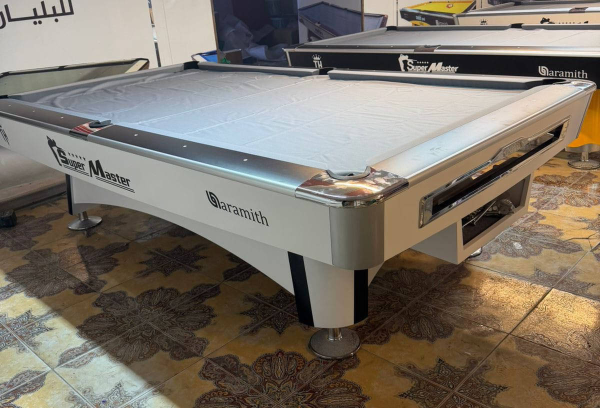 متوفر احدث طاولات البليارد الاصليه
-متوفر توصيل  ونصب لكل محافظات العراق
-متوفر كادر صيانه ونصب وتبديل قماش 
-متوفر شراء جميع انواع الطاولات والمرواس الاصلي فقط

للاستفسار 
*********** واتساب
بغداد حافظ القاضي
