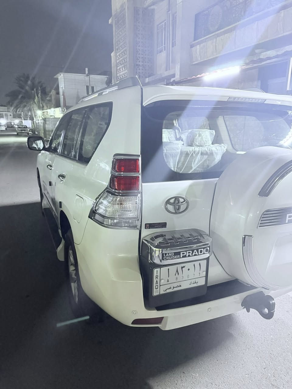 سلام عليكم برادو كويتي موديل ٢٠١٢ للبيع  ٦ سلندر حادثها شخط بالجاملغ الامامي وصبغته وبالباب الامامي والجاملغ الخلفي بي كلير مواصفاتها معروفة سعرها ٢٨٠ ورقة مكاني بغداد الغزاليةرقم الهاتف *********** 
صورة السونار مرفقة بالمنشور
