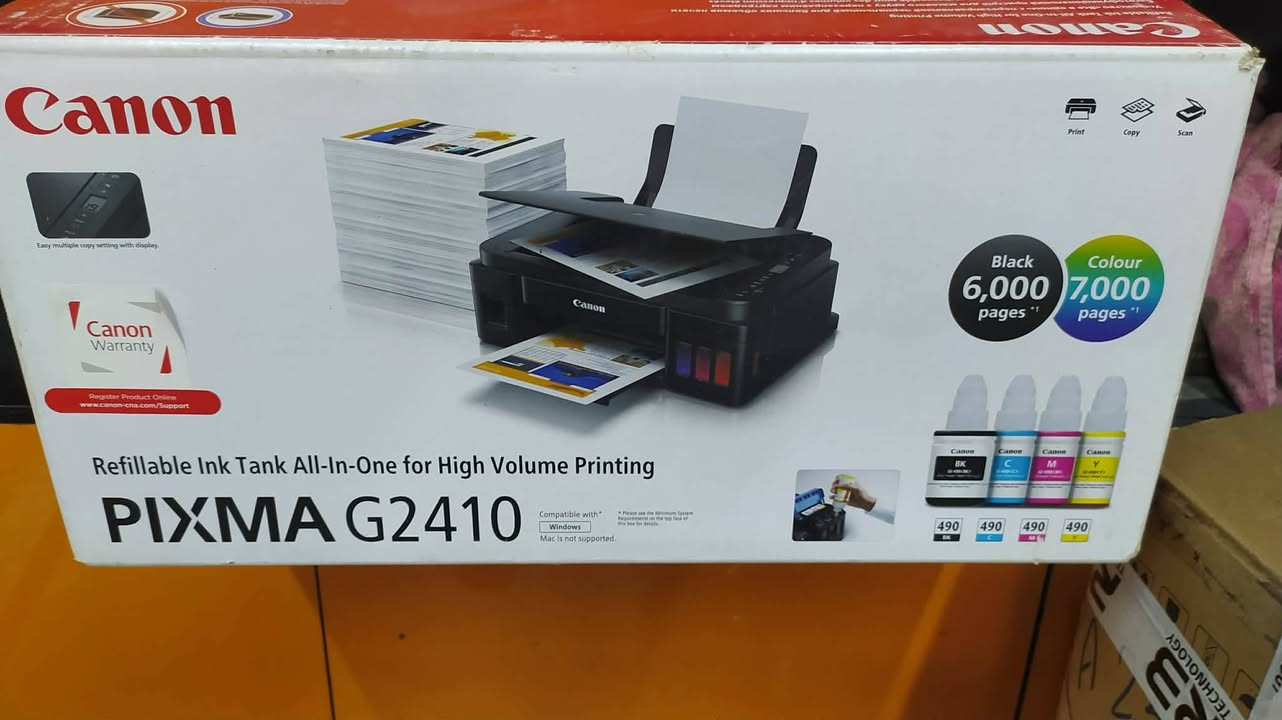 طابعه كانون 2410 مستعمل 4 اشهر فقط نضيفه كلش كامله مع ملحقاتها للاستفسار مراسله او اتصال علئ الواتساب  ***********
