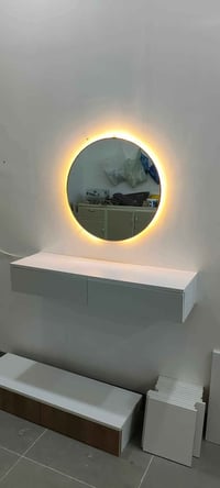 طاولة كونسول • بمراية كبيرة • طول ١م