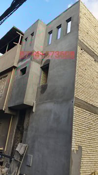 الروضتين كربلاء • لبخ واجهيات • تقطيع