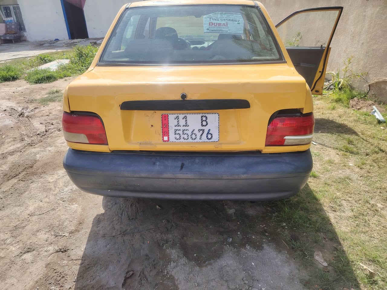 السلام عليكم سايبه موديل 12 للبيع مكينه بها خيط بخار والسياره بيها الخلفي طخه بيها سنويه لل 30 ارقام جديده تحويل مباشر سعر 22 وبيها مجال مكانه بغداد الاستفسار اتصل على الرقم ***********
