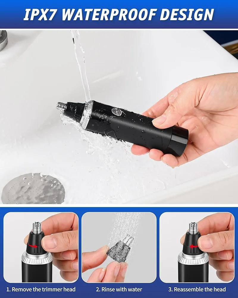 ✂️ مكينة إزالة شعر الأنف والأذن شحن تايب سي
السعر 10,000 دينار فقط 🔥

🔄 3 رؤوس متعددة: يشمل رؤوس لتشذيب شعر الأنف، الحواجب، والسوالف، مناسب للعناية الكاملة بالوجه.
🔋 قابل للشحن USB: بطارية 600mAh تُشحن خلال ساعتين وتوفر استخدام يصل إلى ساعتين.
📟 شاشة عرض رقمية: توضح مستوى البطارية بشكل واضح لسهولة المتابعة.
🛡 آمن وبدون ألم: شفرات ستانلس ستيل مزدوجة مع تصميم دائري لحماية البشرة ومنع التهيج.
🔇 هادئ أثناء التشغيل: يعمل بمحرك قوي مع ضوضاء منخفضة أقل من 60 ديسيبل لراحة أكبر.


**إذا كنت صاحب هذا الإعلان وتريد حذفه لأي سبب، رجاءا أرسل رسالة إلى الدعم الفني**