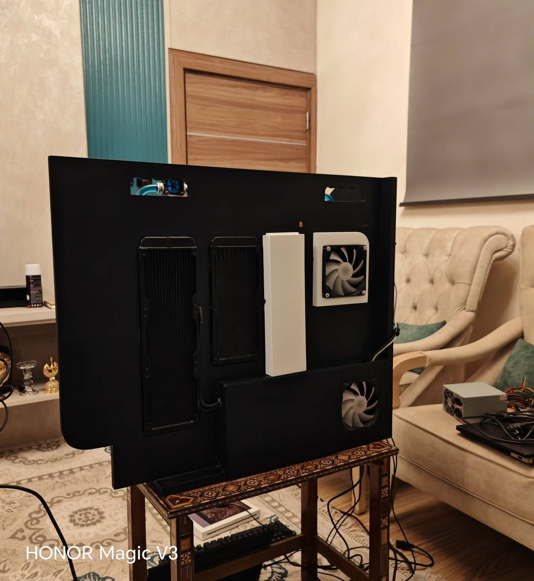 متوفر للبيع مواصفات pc
RTX EVGA XC3 HYDRO COPPER 3080

CPU  ADM RYZEN 9 5900X

MB: ROG CROSSHAIR IMPACT WIFI mini

RAM:  KINGSTONE HAYPER X 32G 2X16 3200mhz

NVME:  M.2 MINI  512mb

PWS: DEEPCOOL PQ1000M

RESUVER + PUMP: Hydro X Series XD5 RGB
SOLD TUBE 
CPU BLOCK 
FITTING S
RADEATER 240mm
RADEATER 360mm
BLUE UV COLOR WATER  

7 inch display 

SET RGB FAN 5 

Riser Extension Cable PCI GEN 4.0 

WOOD COSTUM CASE 
WIND
  
POWER BUTTON
مشتغلين الكيس بمعمل وقياسات كله مضبوط ضبط 
القطع كله جديد بس كارت مستخدم باقي جديد 
الخشب اصلي مو صيني 
السعر 2.500.000 تحب تحسب قطعه قطعه وسعرهن تدلل انطيك الةسعار تفصيل وشوف بيش يصيرن 
اي استفسار راسلني خاص او مراسله الاخ 
Hoshang Adnan


**إذا كنت صاحب هذا الإعلان وتريد حذفه لأي سبب، رجاءا أرسل رسالة إلى الدعم الفني**