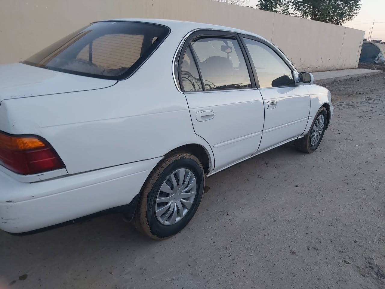 بسم الله
كورلا ١٩٩٤ رقم بغداد مشروع وطني انكليزي لسنة ٢٠٢٩ 
بيهه رشات صبغ ابيع حزام كير درجى اولى المحرك بي خيط تبخير بدون دخان 
تحويل مباشر 
مكان السيارة سامراء 
للأتصال ***********
