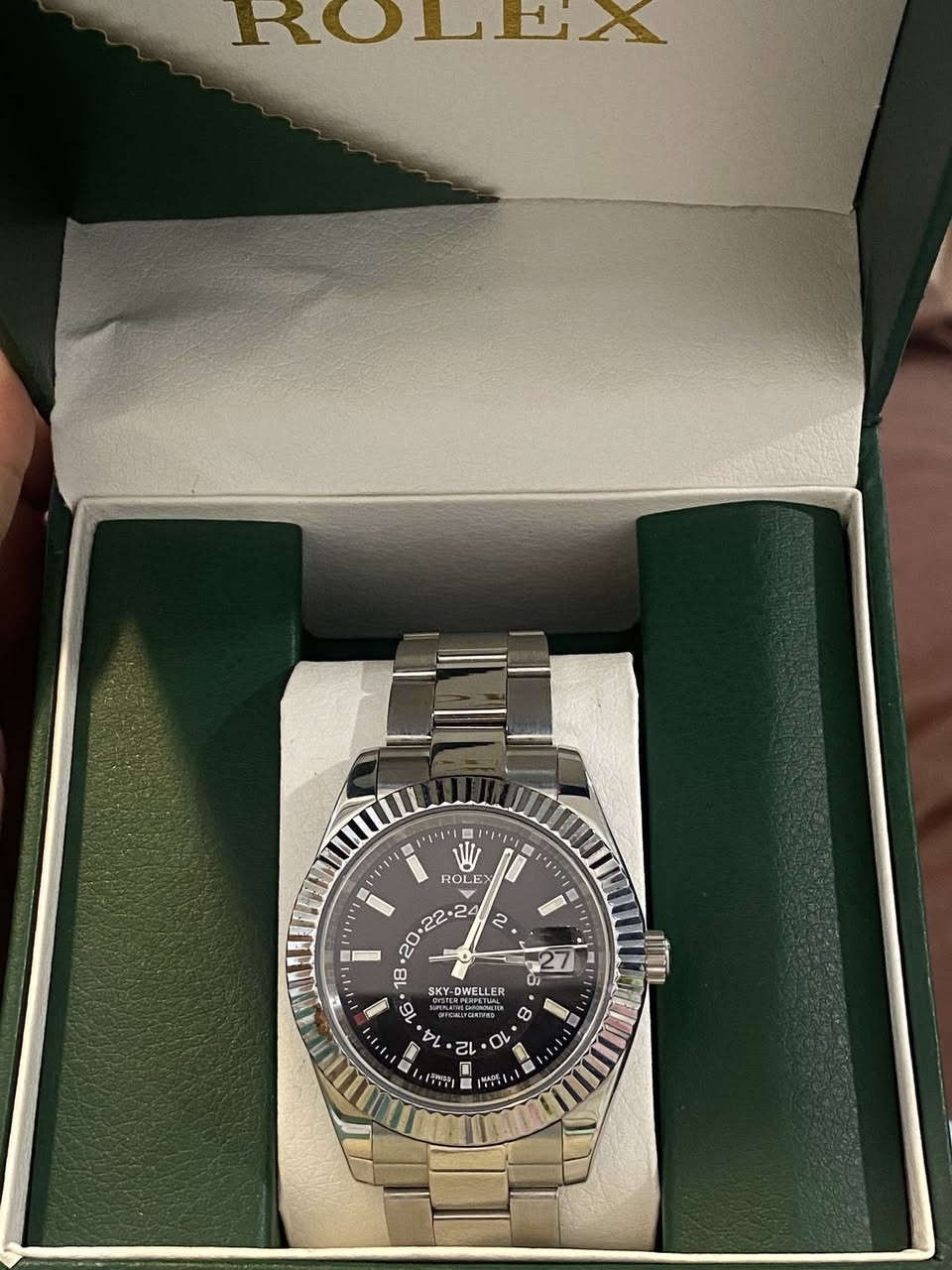 ساعة رولكس اوتوماتيك وزن ثقيل مال dhl
اعلى سعر وبالعافيه


**إذا كنت صاحب هذا الإعلان وتريد حذفه لأي سبب، رجاءا أرسل رسالة إلى الدعم الفني**