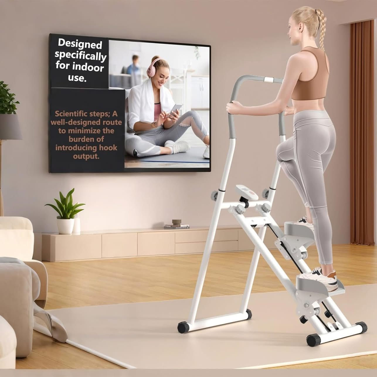 كله في جهاز واحد!!
✅ حرق الدهون + تشكيل المؤخرة + تنحيف الساقين

سلم ستيبر عمودي قابل للطي لتمارين الكارديو لتسلق السلالم للتمرين في المنزل لكامل الجسم مع مقود يتحمل وزن لغاية 120 كيلو 
متوفر ✅ 
السعر 50 الف ♥️
يوجود توصيل لكافة محافضات العراق 🚗


**إذا كنت صاحب هذا الإعلان وتريد حذفه لأي سبب، رجاءا أرسل رسالة إلى الدعم الفني**