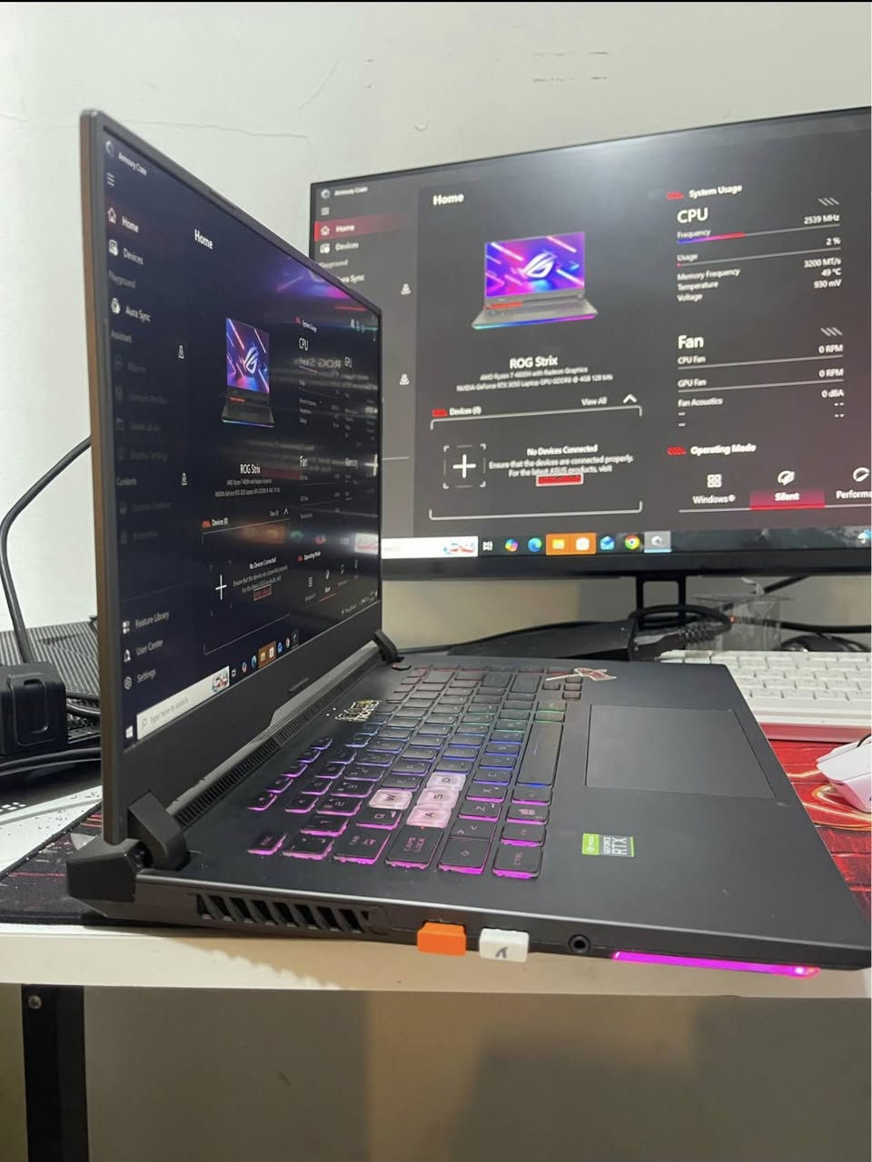 لابتوب للبيع اسوس روك ستريك
معالج رايزن4800h

رام32 

ذاكرة التخزين 1500كيكة يعني 1 تيرا او 500كيكة

سعرها مليون او300 الف لابتوب قوية للالعاب او للبرامج الثقيلة هاذا رقمي ***********
