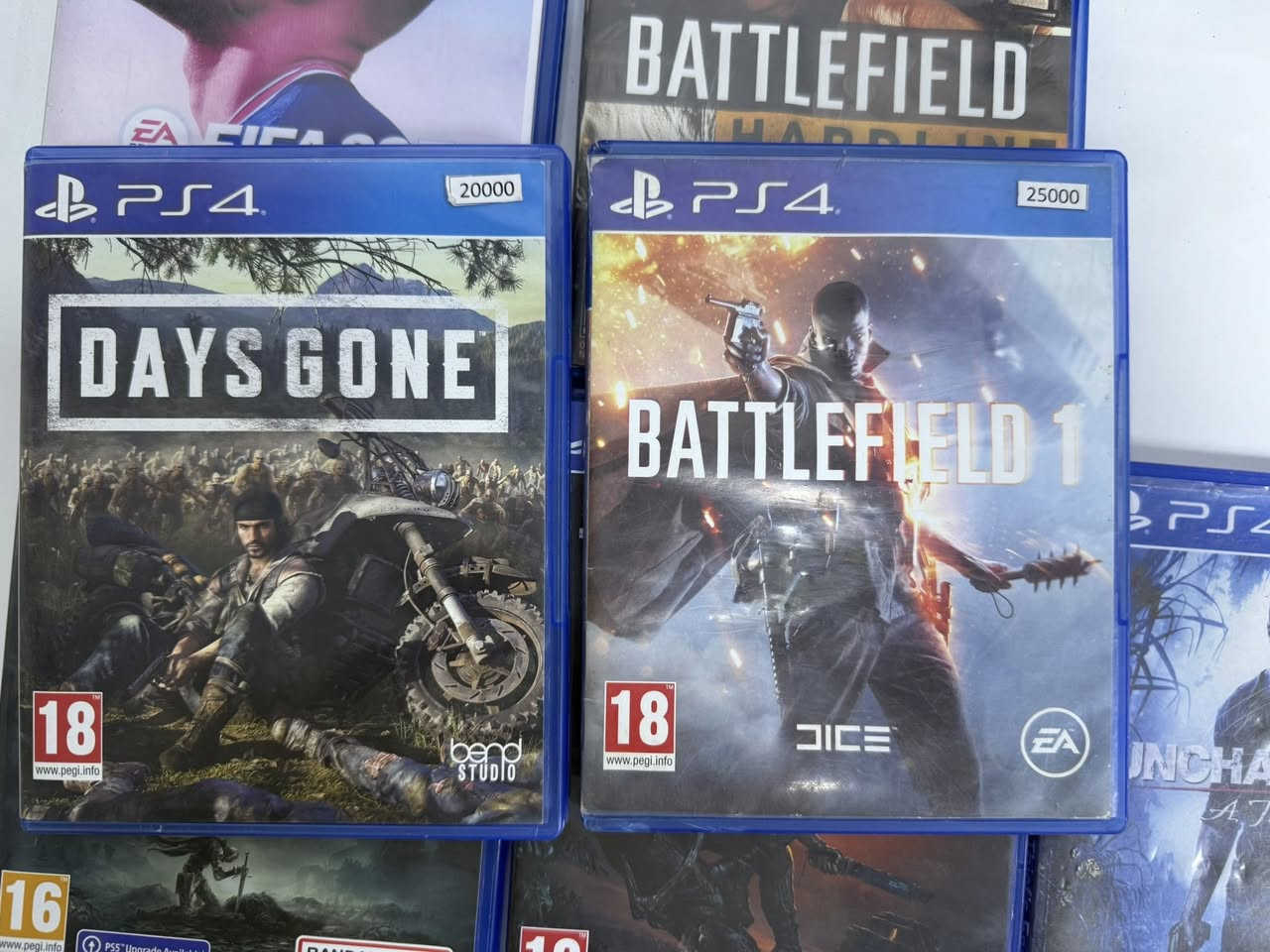 السلام عليكم
اخوان عندي اقراص بلي 4 نظيفة وكلة شغال عالفحص اي قرص تريد ادزة الك توصيل مجاني اذا داخل بغداد الي يريد قرص يراسلني ويدلل


**إذا كنت صاحب هذا الإعلان وتريد حذفه لأي سبب، رجاءا أرسل رسالة إلى الدعم الفني**