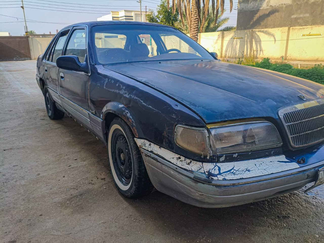 السلام عليكم سيارة دايو بروكهام موديل ٩٤ رقم قادسية السيارة بحاله جيده والسعر٢٢ورقه الاتصال ***********
