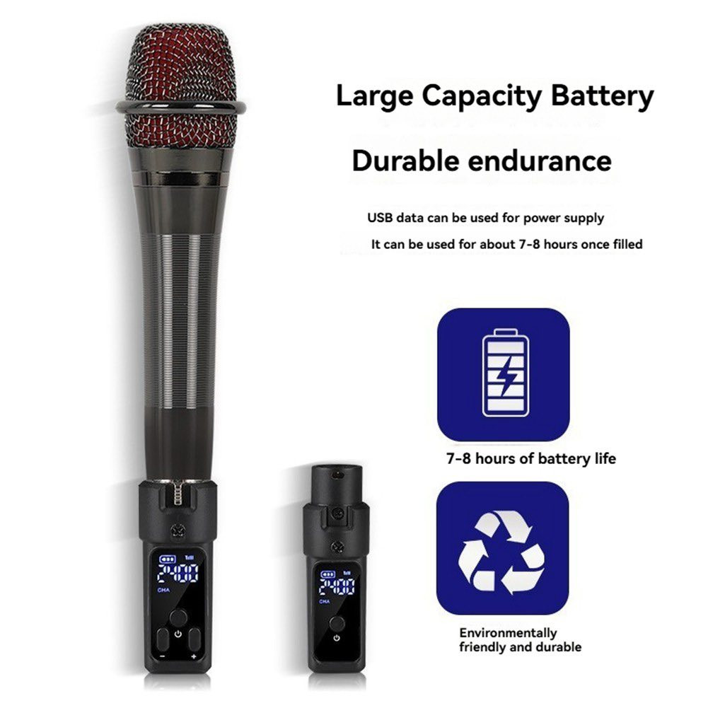 2.4GHz Wireless Microphone Converter XLR Transmitter ⚡️
New✨


**إذا كنت صاحب هذا الإعلان وتريد حذفه لأي سبب، رجاءا أرسل رسالة إلى الدعم الفني**