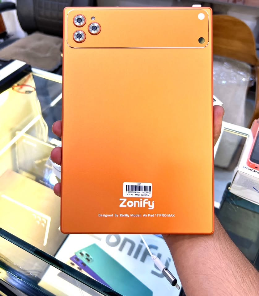 Zonify Air Pad 17 PRO MAX

شاشة 10.1 إنش
 مساحة تخزين كبيرة، واحد تيرا 1000كيكا 
ممتاز للدراسة، مشاهدة الأفلام، الألعاب والاستخدام اليومي.
دبل سيمكارت 
يجي وياه كيبورد +قلم+حافظة 
بسعر الجملة 
160 الف دينار 
***********
