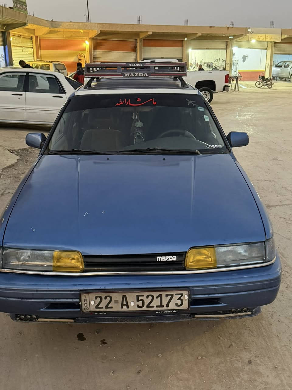 السلام عليكم 
مازدا ستيشن 1995 
محرك 12 بخ مرغوب للستيشن 
گير محرك بشرط جديد مال حاويه قبل شهر شديته 
رقم اربيل رقم سنويه جديد 2030 شرط تحويل ثاني يوم 
صبغ حزام للجماليه 
لايتات زينون عالي ناصي كله
كامرا حساسات خلفية  
السياره كلش مرتبه مال جناي تاخذها دينار متخلي عليها
تبريد ثلج تدفئه شغال كهربائيات كلها شغال 
العنوان ~ ديالى خانقين 📍
الهاتف ~ ***********
تم تنزيل السعر 47
