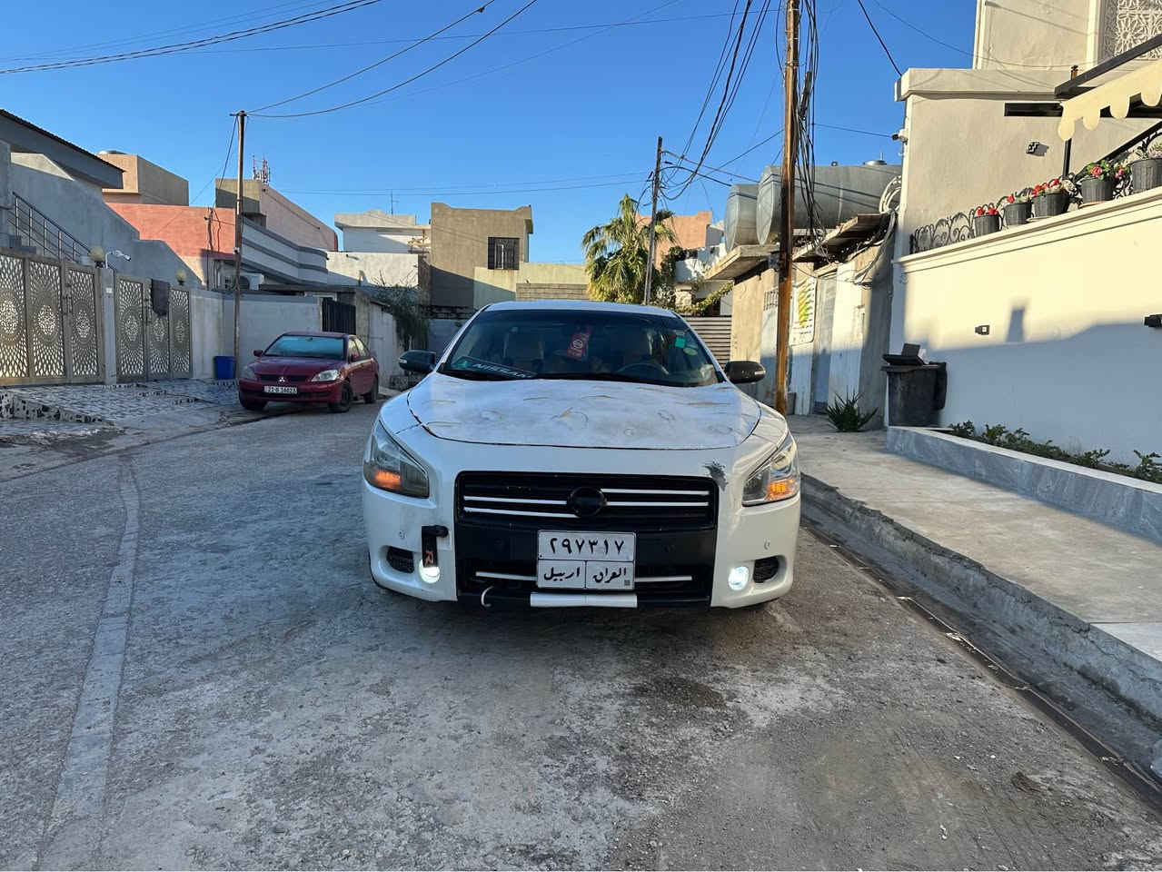 نيسان ماكسيما خليجي فول مواصفات 
موديل 2010
بصمه 
سقف سلايد 
تحديد سرعه 
كير اوتو سبورت عادي
كشن هيتر 
كشن كهربائي 
برده خلفي 
وبقيه المواصفات معروفه للمكسيما 
تبريد تدفئه شرط 
كير محرك شرط مامفتوح 
كهربائيات بشرط 
رقم وسنويه منتهي 
 بيها قطعه وحده باب سكن بخ 
بدون دواخل بدون ايرباك 
سعر 94وبي مجال 
رقم تلفون *********** كركوك, العراق
