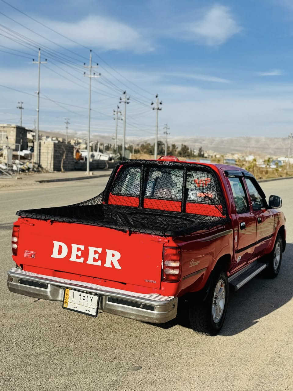 سةرةتا بة ناوى خوا پيكاپ دير مؤديل:2011 مةكينة بةخ /سةنةوى  پلاستيك بةغدا /گير و ماكينة بةشةرت/تةبريت بةشةرت/4تايةو ويلى نوئ لةژيره/سةيارةكة توند و تؤله / يةك دنك مةسروفى تيانيه/عام كراوةتةوه بؤ جوانى/كامل جوانكارى بؤ كراوه/شوين كؤيه/بؤزانيارى زياتر نامة بنيرن يان ژ.م:*********** ڤايبةر وواتس ئاپيشى لةسةرة لةخزمةتان دام.
