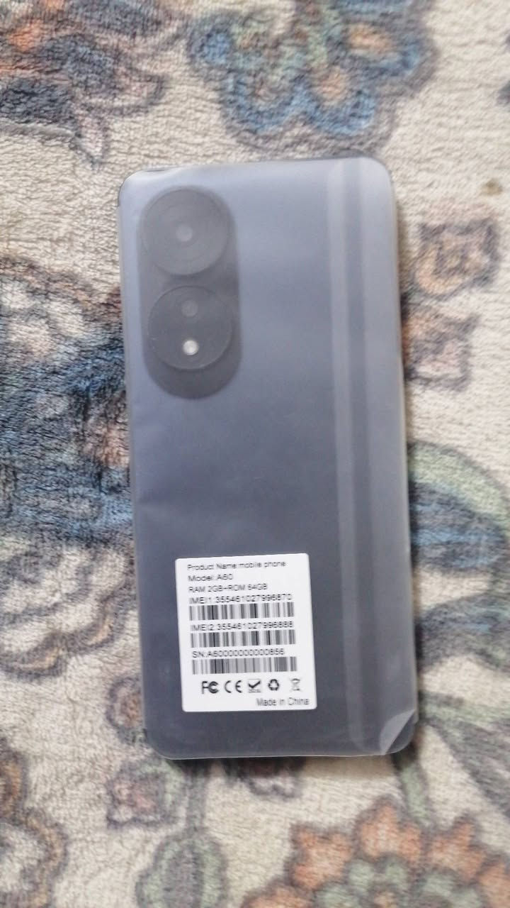 السلام عليكم بوكو A60للبيع مامستخدم والله بعده بل كارتون السعر 200 وبيه مجال الرقم ببه واتساب ***********
