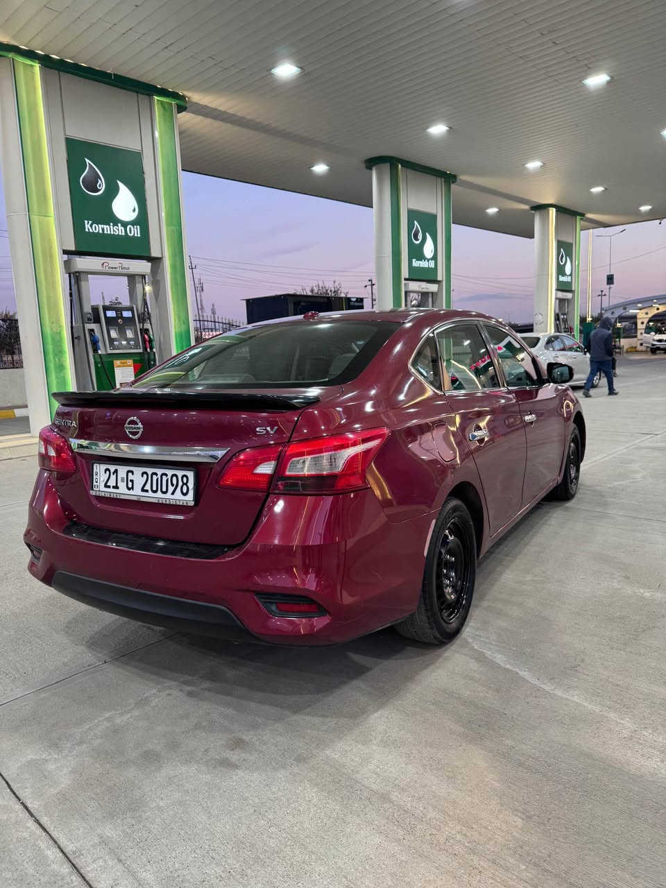 سلام عليكم 
نيسان سنترا2017.  SV
ماشيه ١٠٠ 
موصفاته SVمعروفه
بصمه شاشه جبيره كامره
سياره نضيفه بمعنى الكلمه
سياره بدون قطره صبغ
فقط بنيد مبدل بلادي بدون دوخل ابد
سنويه جديده 2029 هزه وبراد جاهزه سياره بدون اي نقص
دفتر بانزين  
سياره بسمي
الاستفسار***********
السعر 115$بيها مجال كركوك, العراق
