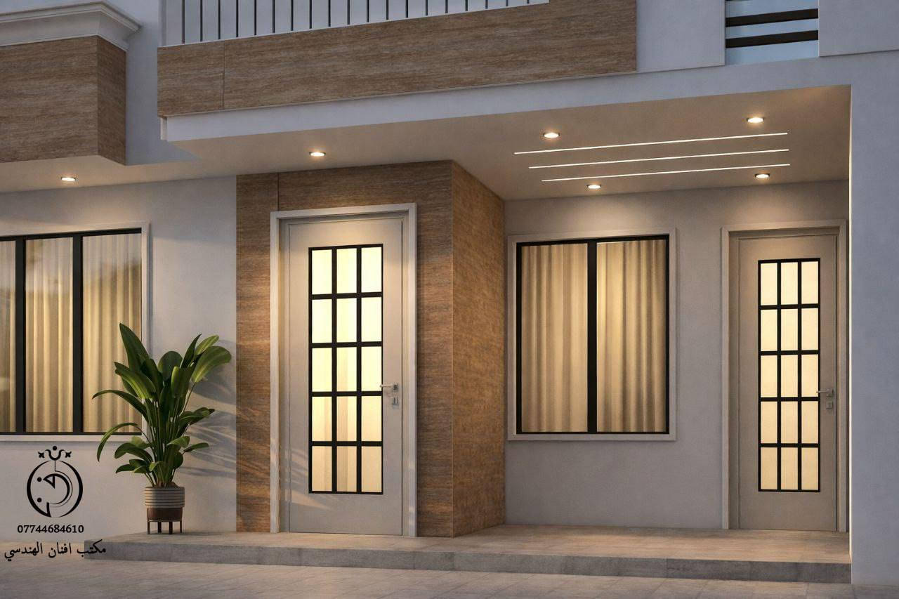 تصميم واجهة طابق واحد في كربلاء🌿
 لطلب التصاميم التواصل على واتساب ***********
🔴مخططات 🔴واجهات 🔴 تصاميم داخلية 🔴اجازات بناء 🔴تسقيط المخططات 🔴اشراف
عنوان المكتب / كربلاء /الهندية /مجاور مبنى القائمقامية /مقابل مركز الشرطه
