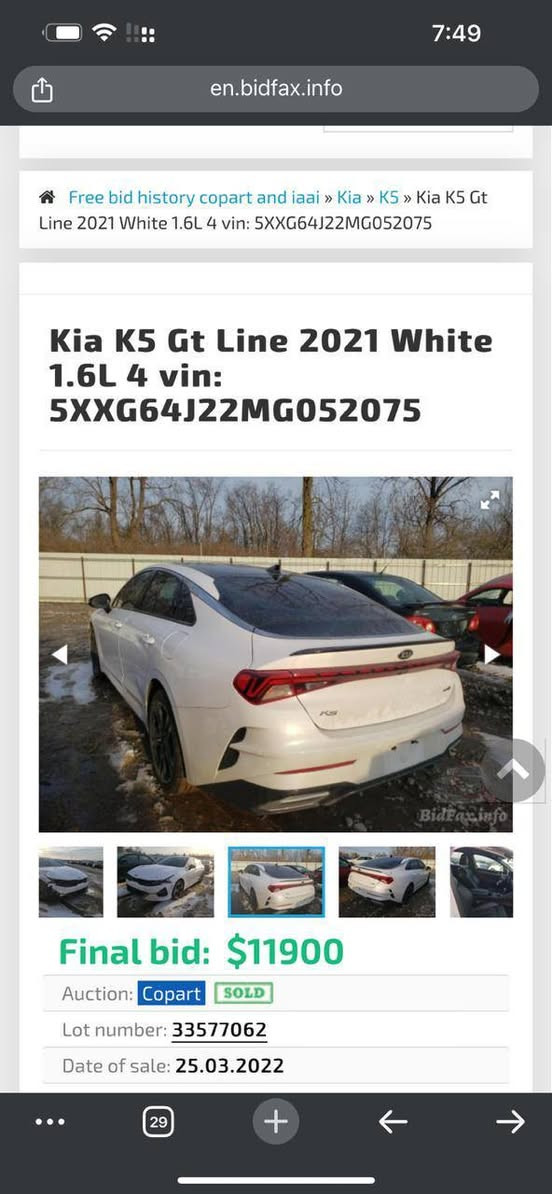 السلام عليكم 
K5 كيا موديل :2021 🔥
اللوان :ابيض 

سعر : 180 
حجم المحرك : 1600
سياره كامله و جاهزه دينار مصرف مابيها ✅
ملاحظة السيارة : فقط جملغ الامامي و وربع بوند صبغ بدون دواخل 100% وموضح في الصوره

ارباگ بلادي

المواصفات : gt line
‌‎بصمة ابواب 
‌‎بصمة تشغيل 
تشغيل عن بعد : Remote Start
‌‎شاشة كبير‏
اوتو هولد :    Auto Hold
اوتو ستارات : Auto Stard 
رادار امامي (تحديد مسار)
‌‎رادار جانبي (نقاط عمياء)
‌‎رادار خلفي (التحذير من الاصطدام)
‌‎حساسات امامي
‌‎حساسات جانبي 
‌‎حساسات خلفي 
نظام : Eco
نظام : Normal
نظام : Sport
تحكيم ستيرين
ستيرين هيتر
كشنات كهربائي 
كشنات هيتر
تبريد لمس
تبريد مركزي
لايتات ليد وعدسة زينون 
بكلايتات LED

وبعد هواية مواصفات…

‌‎تفاصيل اكثر الاتصال علی ارقام التاليه 
***********
***********
‏ WhatsApp 

عنوان📍الموصل
