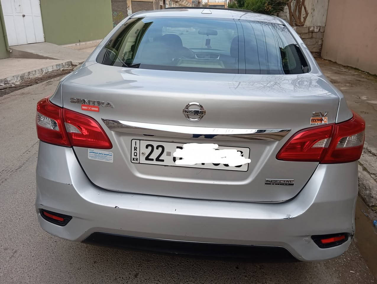 مكلف بالنشر وبيع مستعجل / نيسان سنترا ٢٠١٩ فول بصمة + سلايت + رادار امامي وجانبي + تبريد لمس + ويل كروم الضرر موضح بالصورة شرط بدون دواخل رقم اربيل جديد وسنوية جديدة + كابون بانزين ( السعر ١١٦ ورقة وبيها مجال ) للاتصال بالرقم *********** او *********** (***********)  (***********)
