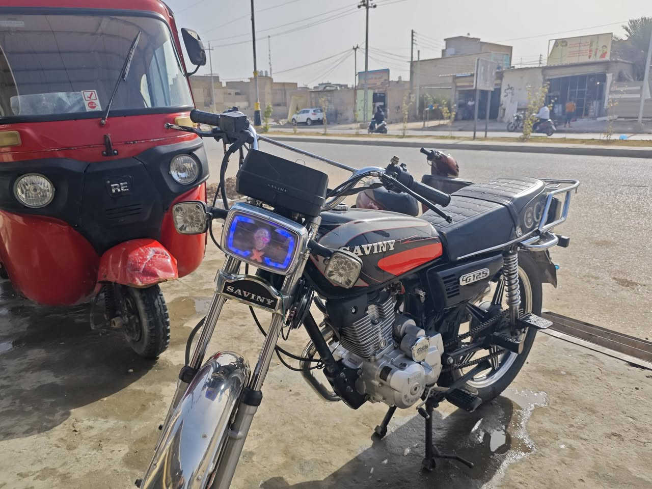 السلام عليكم دراجه سافاني 5 كير موديل 2021 تشغيل سلف +هندر دراجه كامله من كلشي كهربائيات كلها شغاله دبل اشاره بيها عالي. وناصي اوراق اصولي ودراجه نضيفه للبيع بسعر مليون 100 وبيها مجال
للأستفسار ***********
