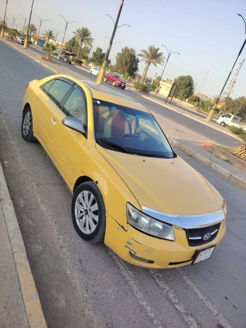 سوناتا خليجي موديل 2006  محرك 3300 كير ومحرك شرط تبريد ثلج ❄ صدر نص عمر  سياره بدون ضربه بلاديه دواخل انضاف  غرفتها حلوة  سياره جاهزه  تحويل مباشر  / السعر(72) وبيها مجال بسيط / مكاني تكريت *********** / ***********
