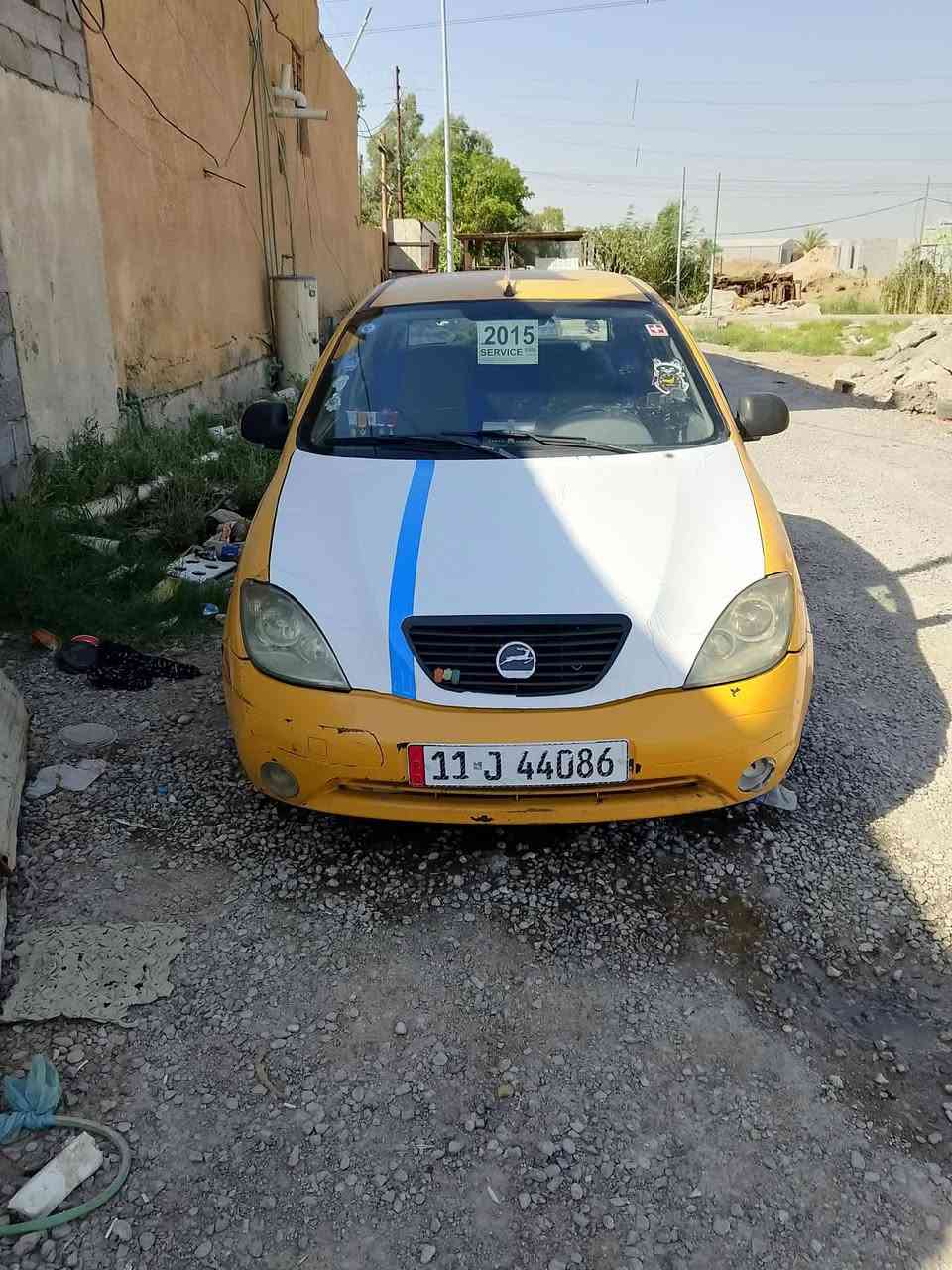 السلام عليكم طيبه كفاله عامه لا صبغ ولا تبديل كير مكينة بجيس تبريد خير من الله تخم تاير صدر امامي خلفي السياره جديده مصفره هيه وغرامات تحويل ثاني يوم  سياره جاهزة من كلشي جوه السوك 33 وبيعه مجال مكاني جسر ديالى رقم ***********
