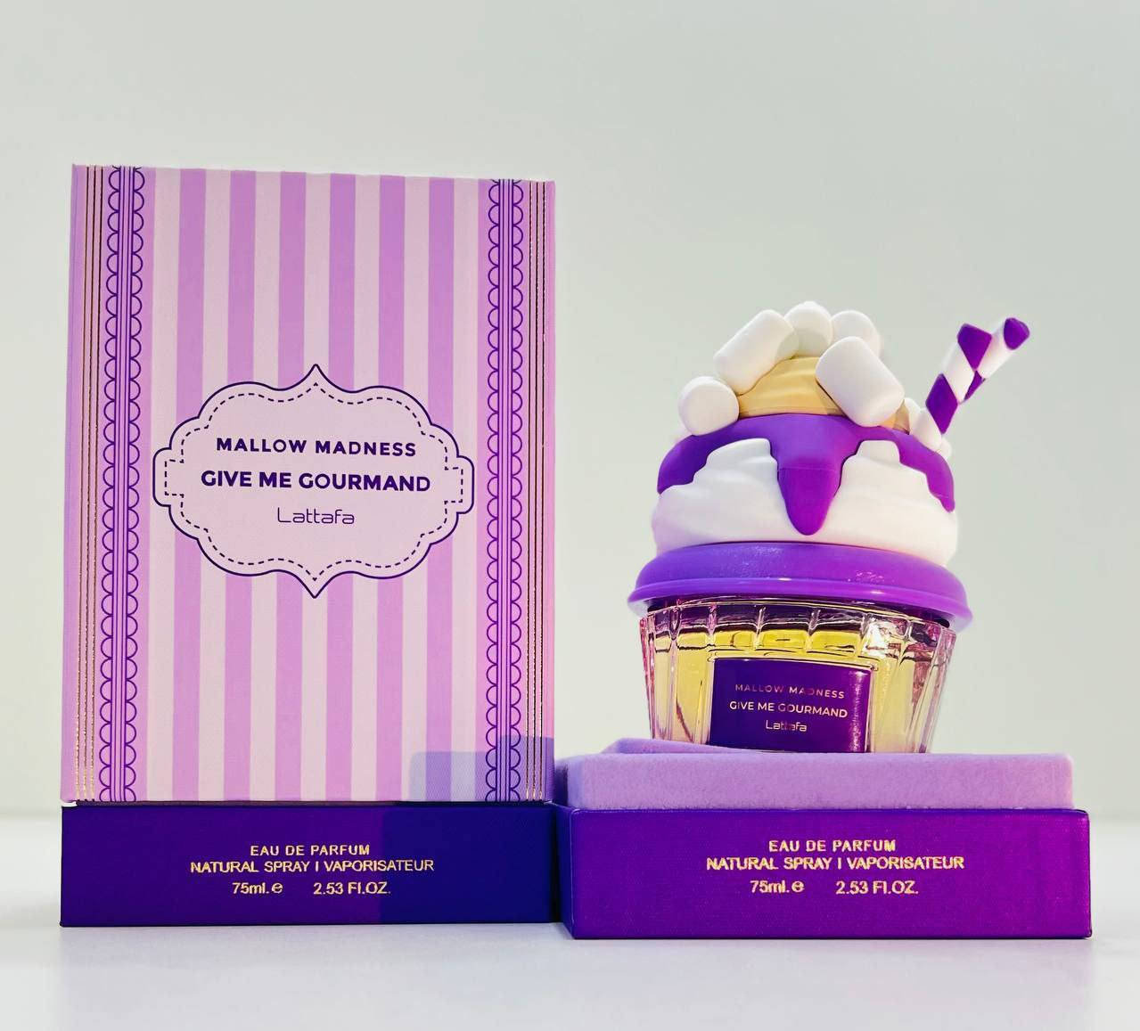 💜 Mallow Madness – Give Me Gourmand من Lattafa 💜
عطر يخبل من أول رشة 🤍
ريحة سكرية ناعمة، مارشميلو وفانيلا بطابع غورماند يفتح النفس 😍
أنوثة، دلع، وجاذبية بريحة وحدة ✨
🍬 إذا تحبين العطور الحلوة والدافية
🍰 إذا تعشقين ريحة الحلويات الناعمة
هذا العطر معمول إلج ✨
✔️ ثبات حلو
✔️ فوحان يلفت الانتباه
✔️ تصميم يجنن ويخطف القلب 💜
دللي نفسك بعطر يعبّر عنك 🌸
Mallow Madness… لأنك تستاهلين التميز 💕

قطعة / ٢٣
قطعتين / ٤٠
اذا منتج ثاني ويا :
قطعة / 17


**إذا كنت صاحب هذا الإعلان وتريد حذفه لأي سبب، رجاءا أرسل رسالة إلى الدعم الفني**