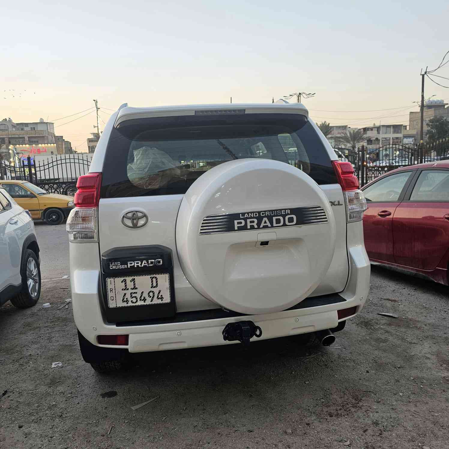 السلام عليكم ورحمة الله

للبيع 

برادو 2013 

ماشيه 121 الف 

مواصفات txl

تجي فتحة سقف 

تحكم ستيرن جهتين 

كراسي جلد 

معروفه مواصفات ال txl

مكفوله من الحادث و الضربه والسونار مرفق كير ومكينه ما مفتوح

السعر المطلوب 275 ورقه 
العنوان بغداد مدينه الصدر 
***********
