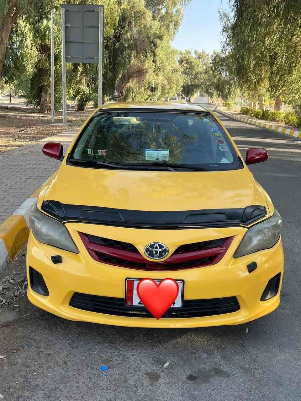 سلام عليكم كورلا 2013Leمحرك 18نقابة مصفرة رقم جديد سنوية جديده بطاقة بانزين موجوده ضررها جامرلغ وبونيد بدون دواخل مع تصفيات بسيطةمكانها كركوك سياره اي نقص مابيها سعر 133وببها مجال بسيط ***********
