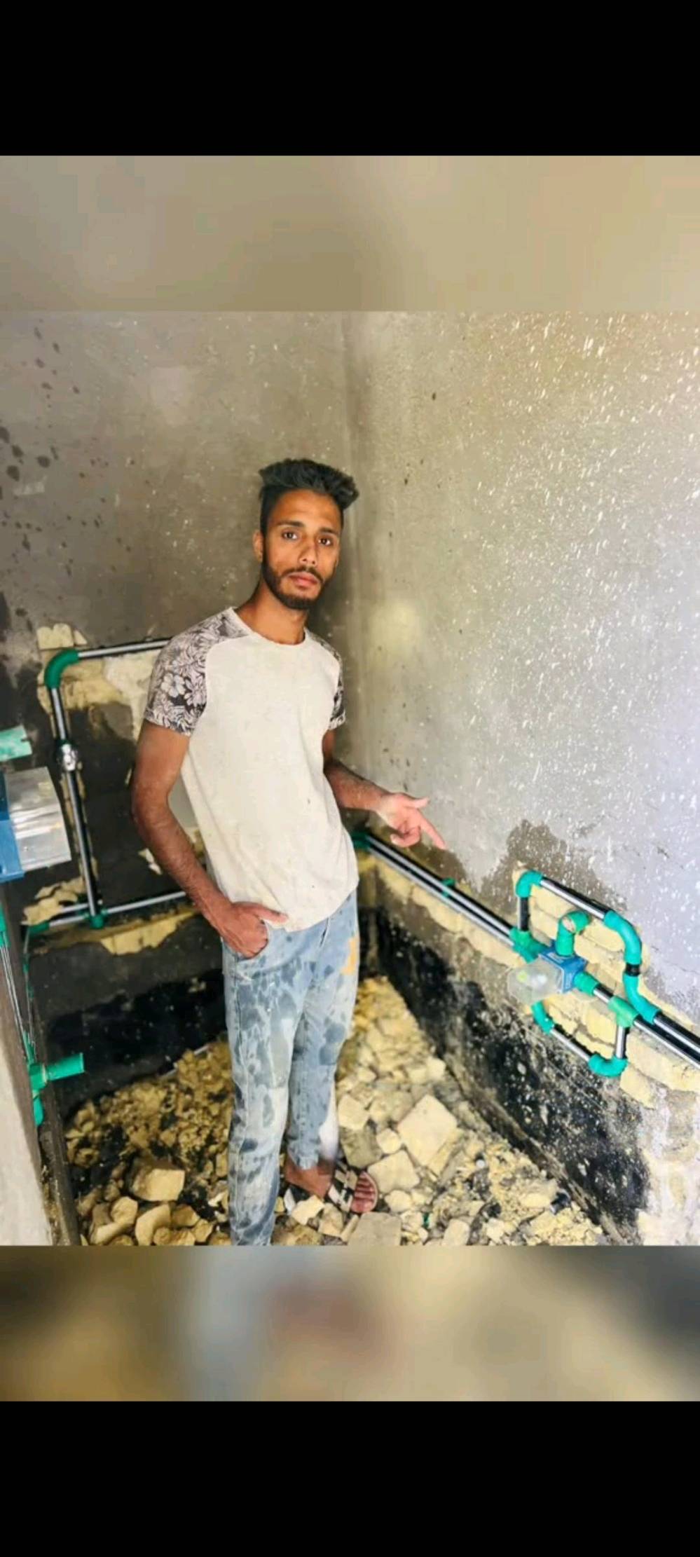 سباك تسيسات صحيه عامه ماء ومجاري تقطير السبالت الغاز عمل منضومه تانكيات 