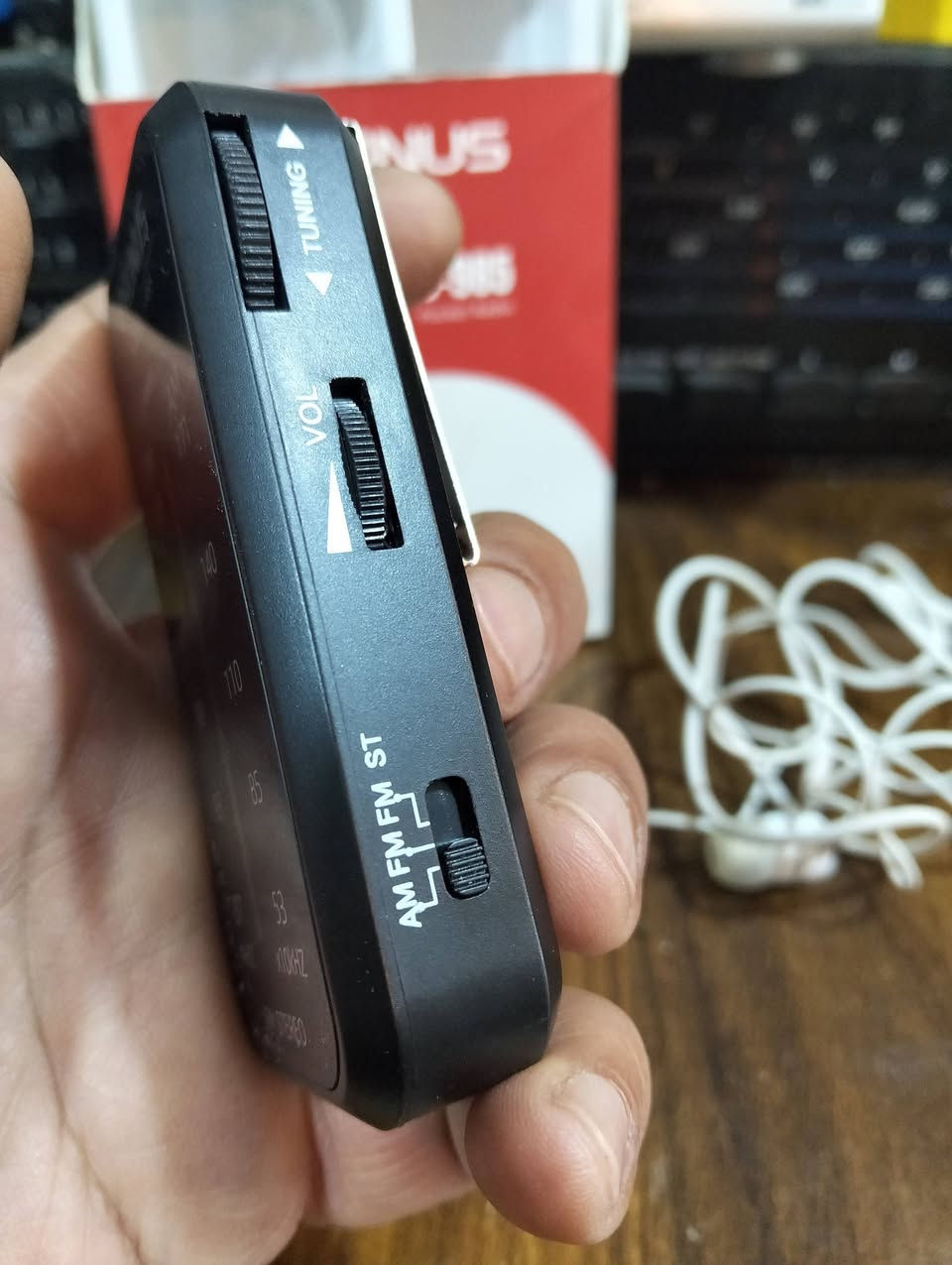 راديو جيب صغير الحجم ستريو
موجات الراديو FM AM 
يعمل باتري ريمونت عدد 2 
جهاز جديد بالكارتون مع سماعة الأذن 
السعر 20 الف مع التواصل 
للحجز المراسله على الخاص


**إذا كنت صاحب هذا الإعلان وتريد حذفه لأي سبب، رجاءا أرسل رسالة إلى الدعم الفني**