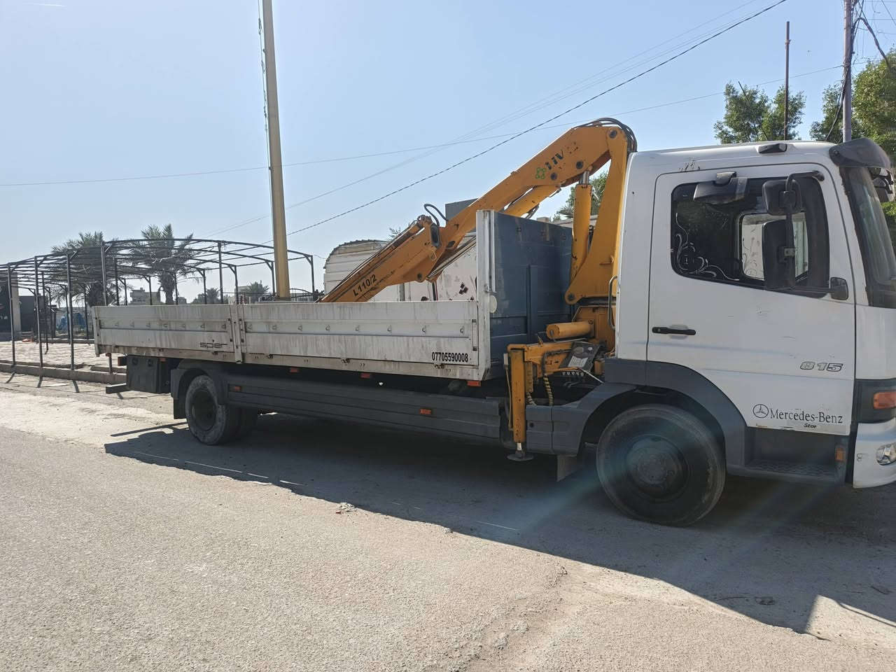 اتيكو كرين ٧وربع بلادي كرين كسر ٥٣٠٠طن سلايتين مكفول رقم بغداد سنوية كرين سيارة جاهزة مكاني بغداد ***********
